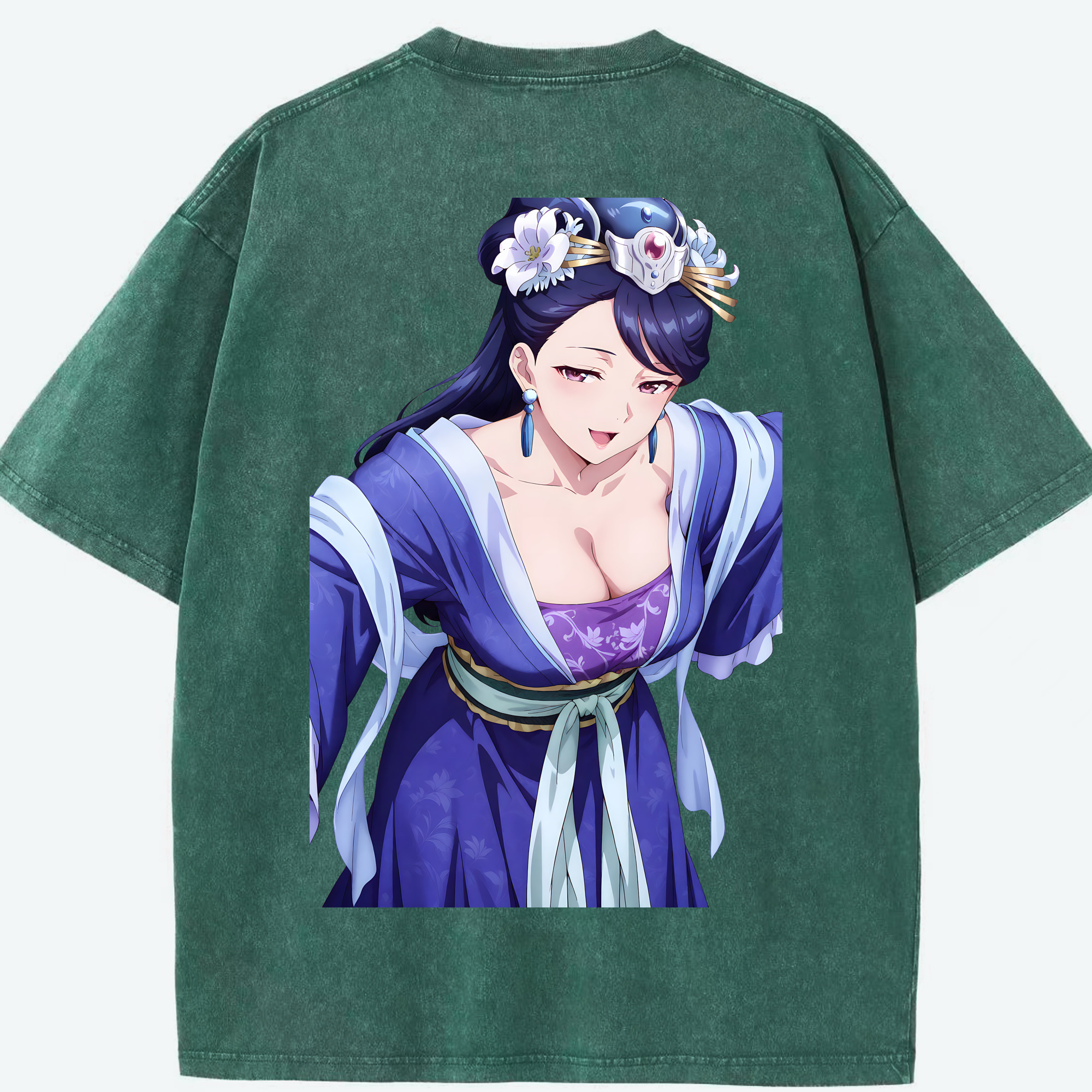 （画像用） 薬屋のひとりごと The Apothecary Diaries 綿100% ヴィンテージ風 半袖Tシャツ（背面プリント）